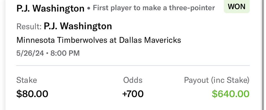 Hall of Fame betting receipt