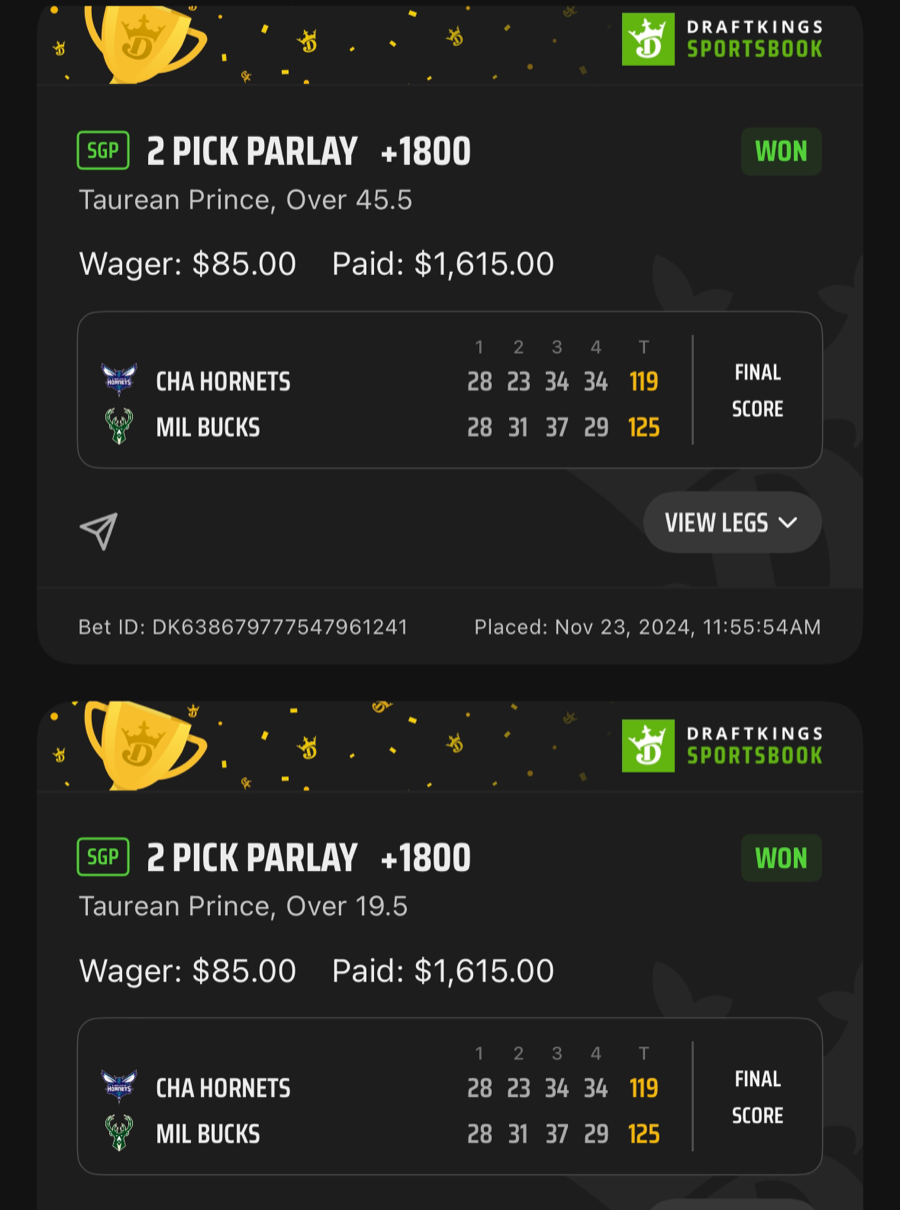 Hall of Fame betting receipt