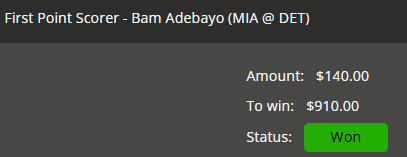 Hall of Fame betting receipt