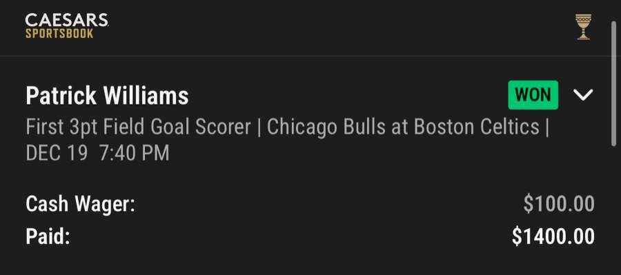 Hall of Fame betting receipt