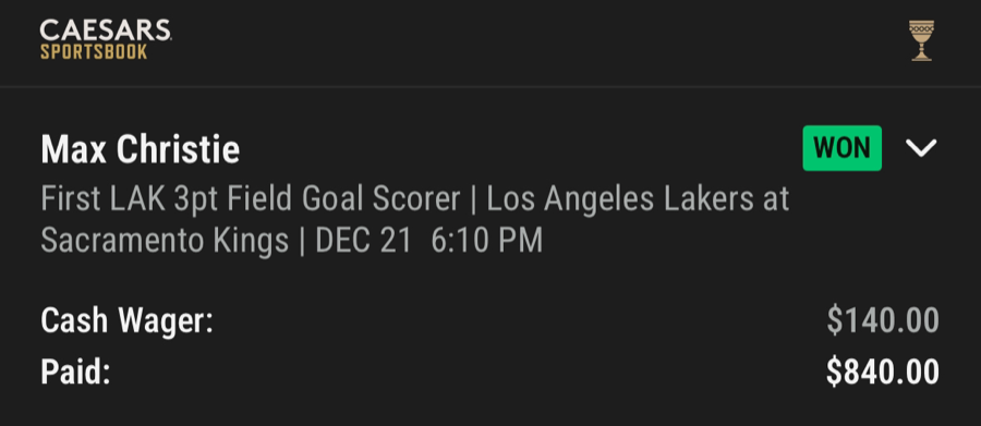 Hall of Fame betting receipt