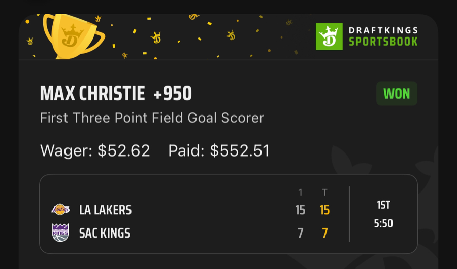 Hall of Fame betting receipt