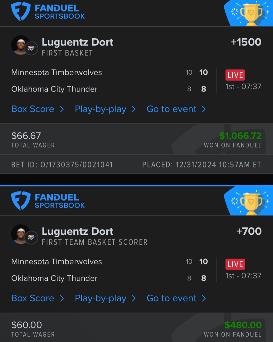 Hall of Fame betting receipt