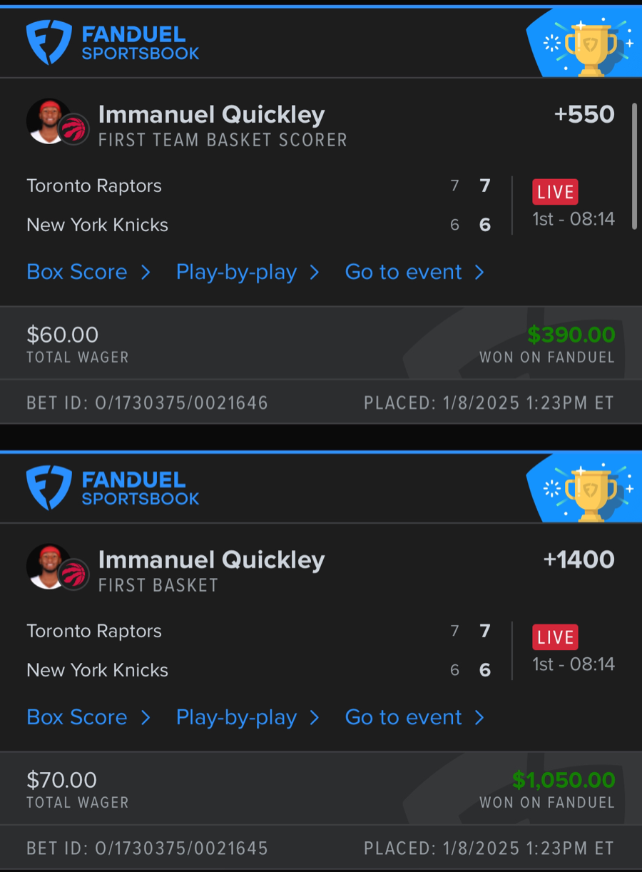 Hall of Fame betting receipt