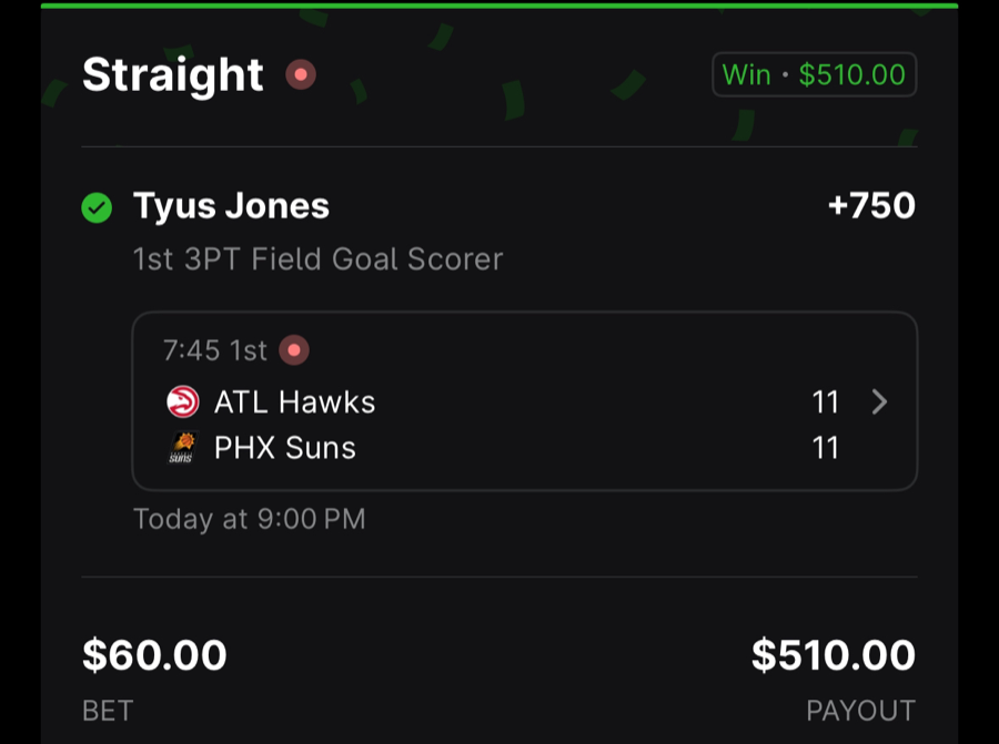 Hall of Fame betting receipt