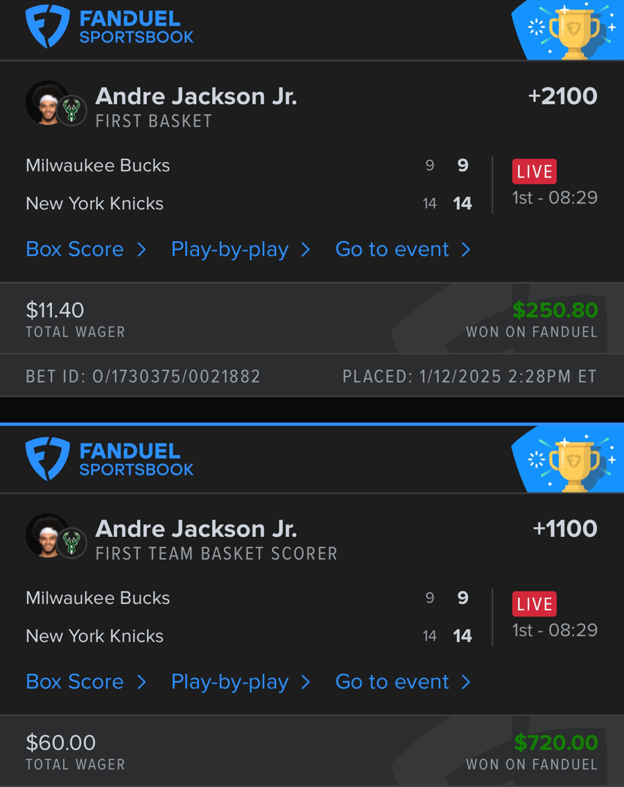 Hall of Fame betting receipt