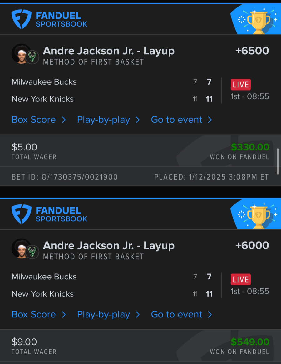 Hall of Fame betting receipt