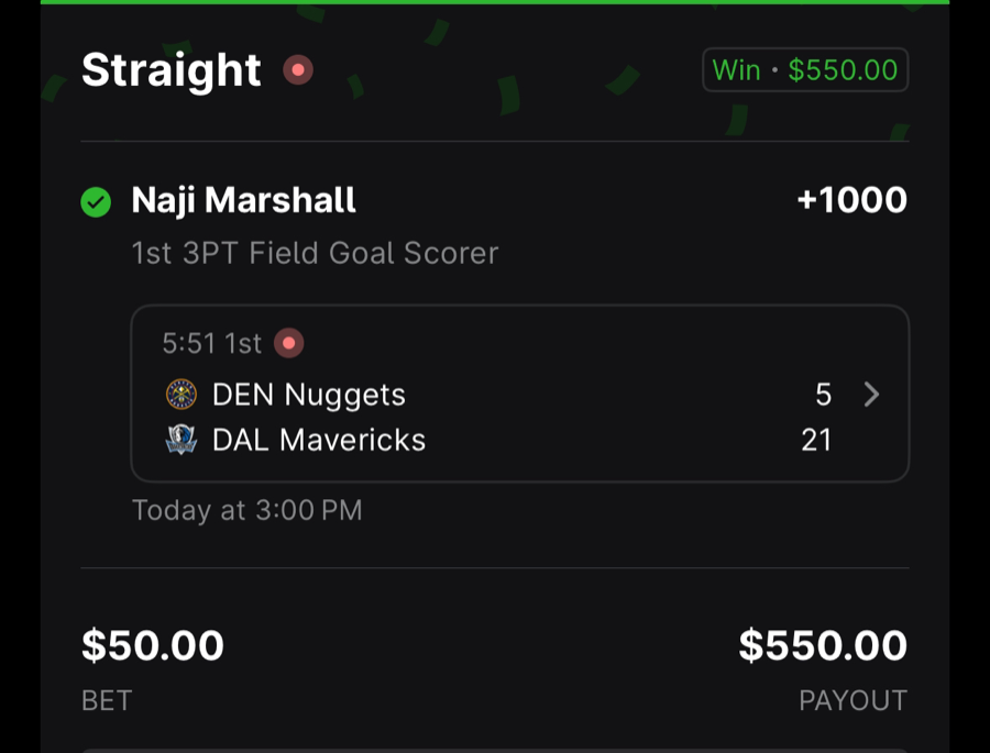 Hall of Fame betting receipt