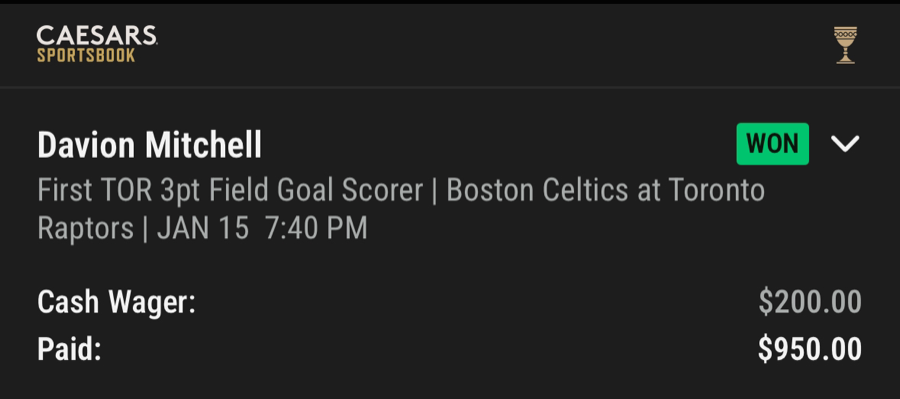 Hall of Fame betting receipt