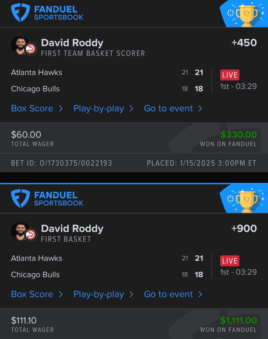 Hall of Fame betting receipt