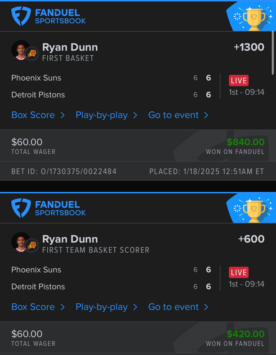 Hall of Fame betting receipt