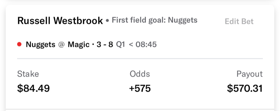 Hall of Fame betting receipt