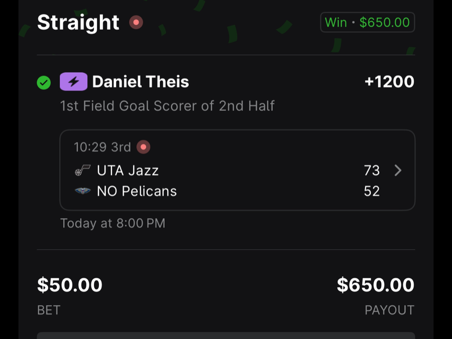 Hall of Fame betting receipt