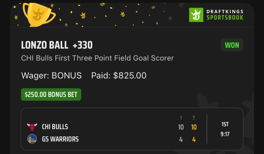 Hall of Fame betting receipt