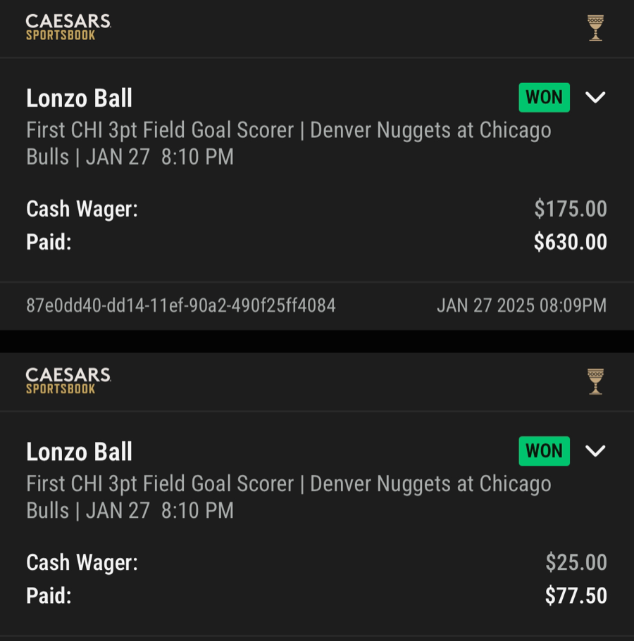 Hall of Fame betting receipt