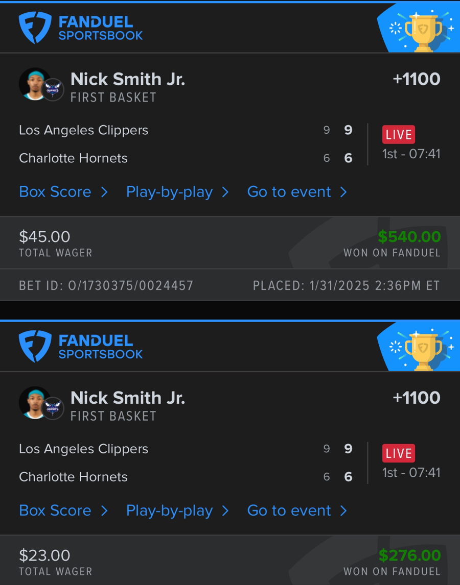 Hall of Fame betting receipt