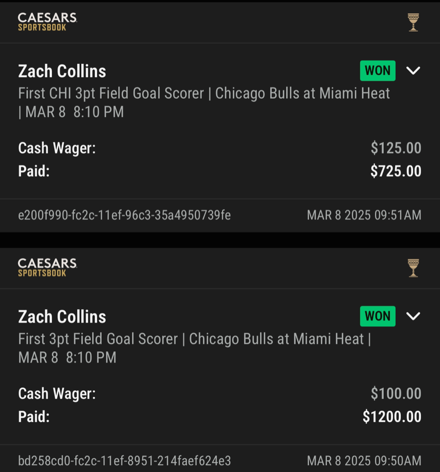 Hall of Fame betting receipt