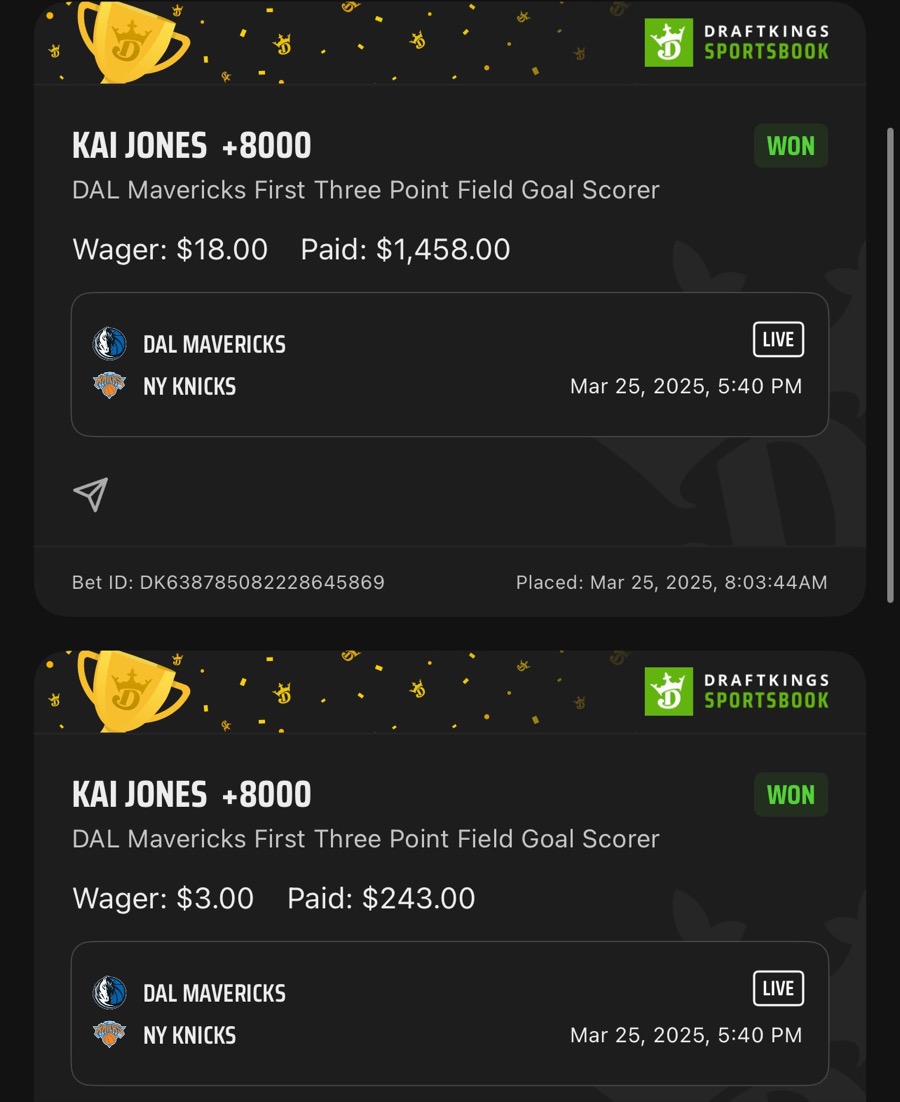 Hall of Fame betting receipt