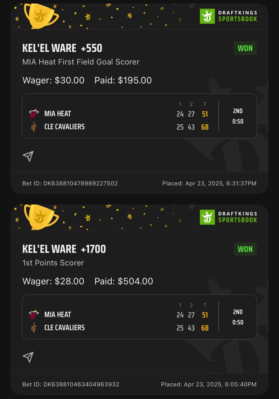 Hall of Fame betting receipt