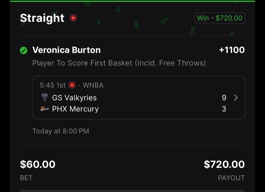 Hall of Fame betting receipt