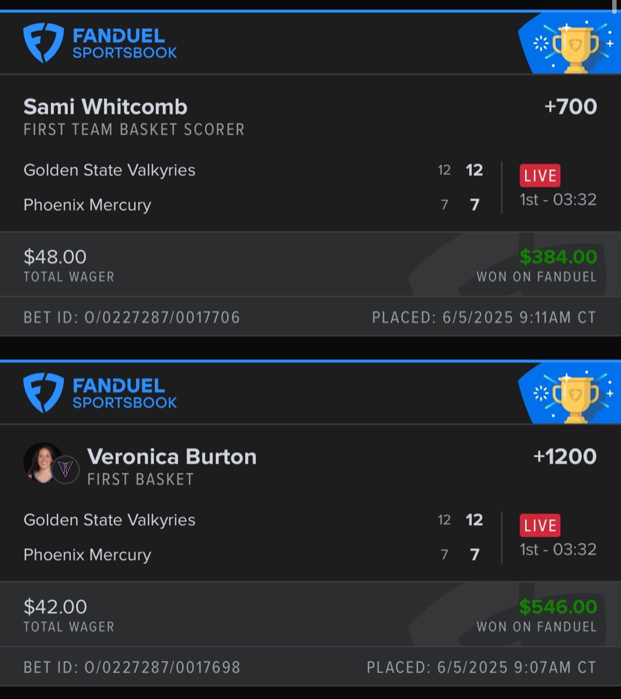 Hall of Fame betting receipt