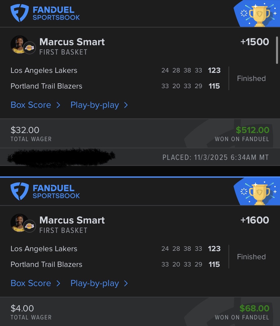 Hall of Fame betting receipt