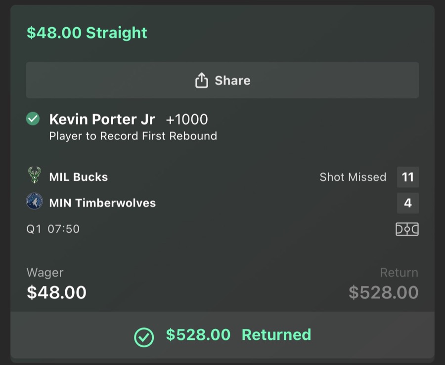 Hall of Fame betting receipt