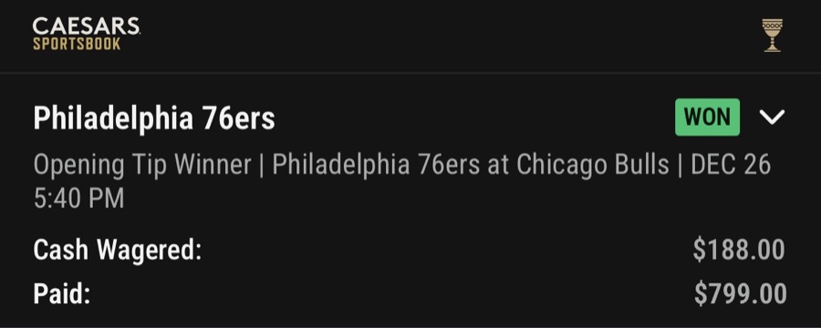 Hall of Fame betting receipt