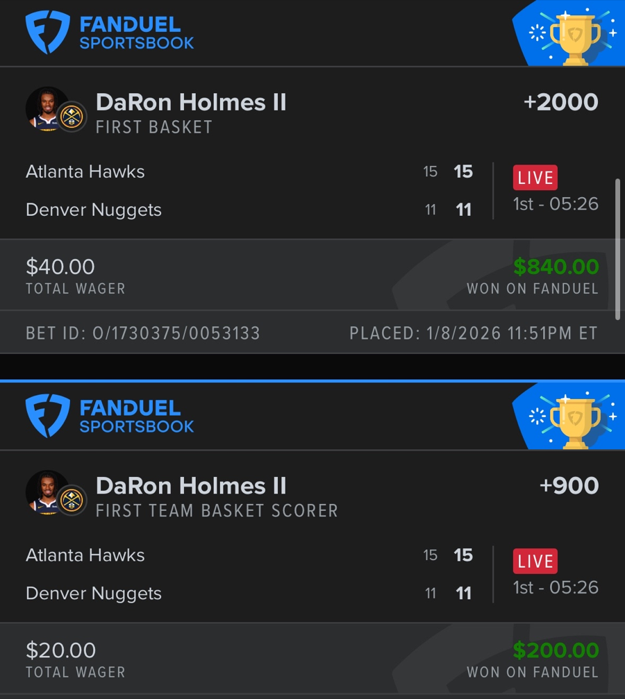 Hall of Fame betting receipt