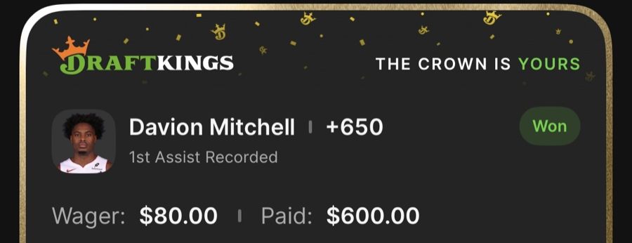 Hall of Fame betting receipt