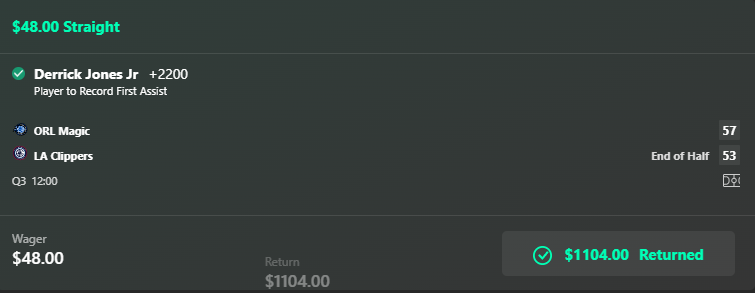 Hall of Fame betting receipt