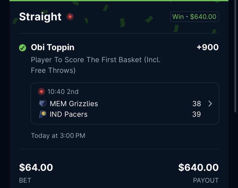 Hall of Fame betting receipt