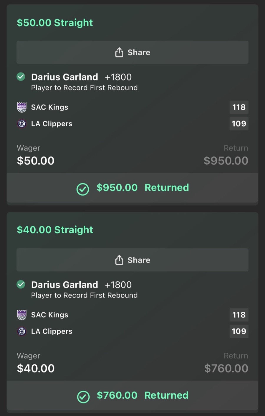 Hall of Fame betting receipt